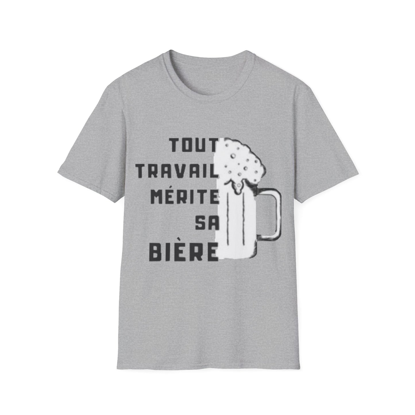 T-Shirt "tout travail mérite sa bière"