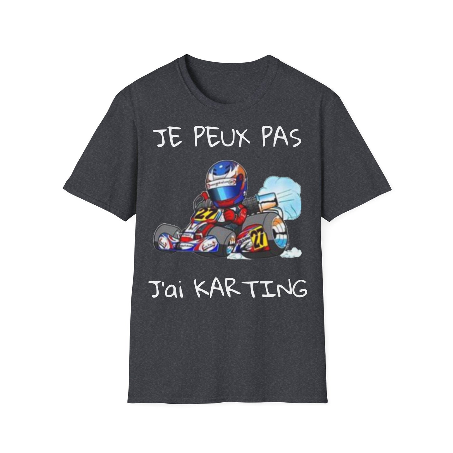 T-Shirt "je peux pas j'ai karting"