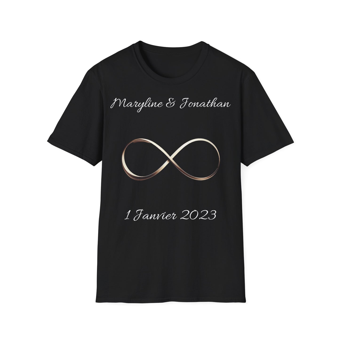 Beispiel für ein Paar-T-Shirt