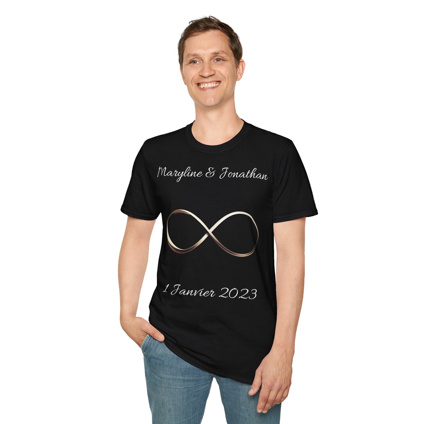 Beispiel für ein Paar-T-Shirt