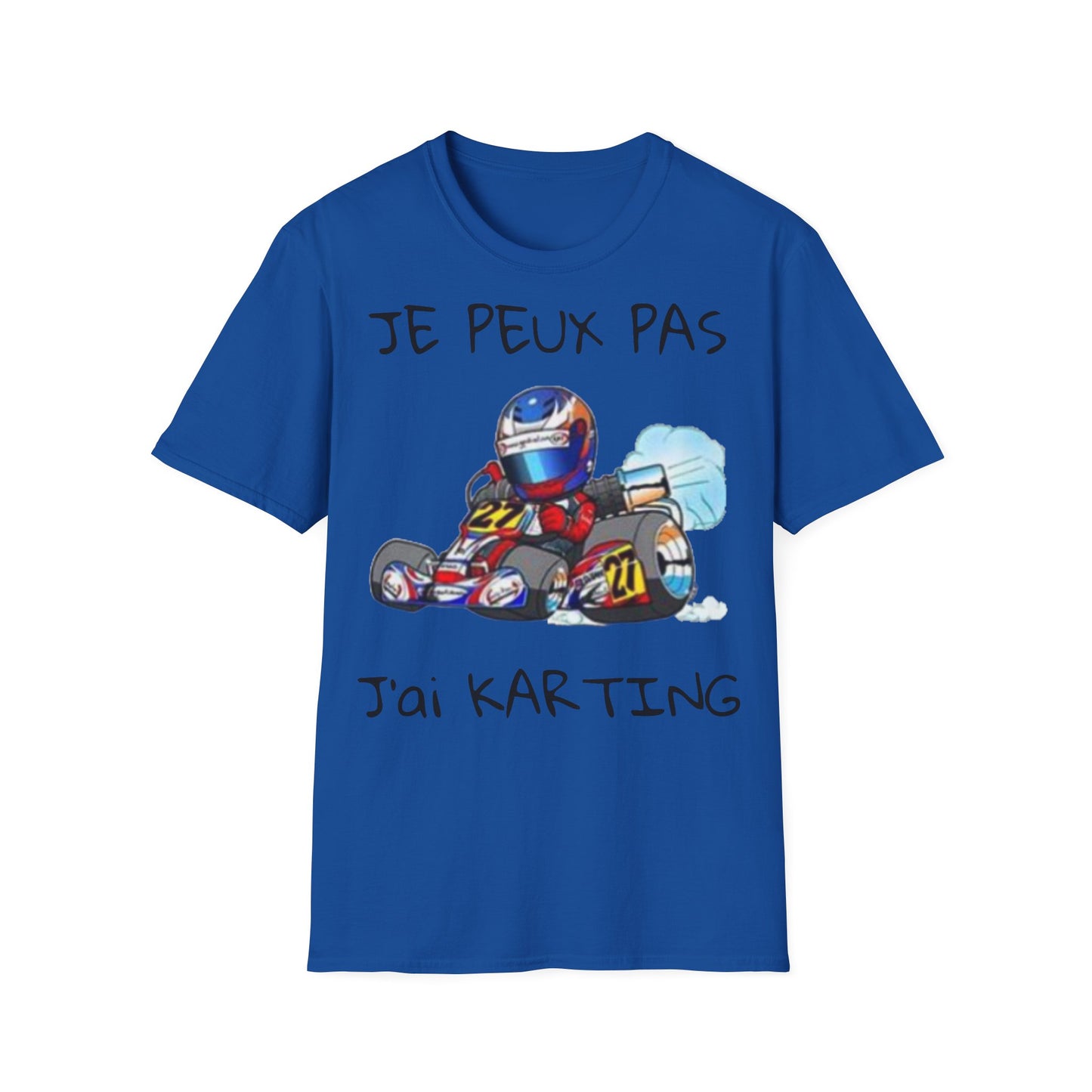 T-Shirt "je peux pas j'ai karting"