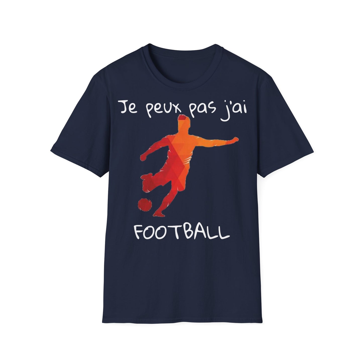 T-Shirt "je peux pas j'ai football"
