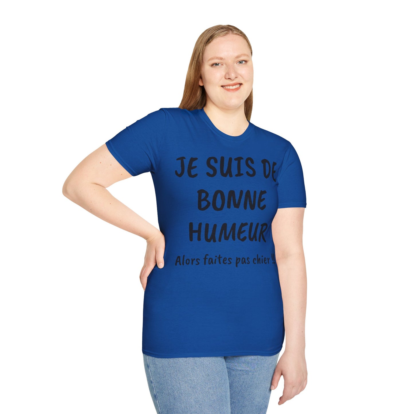 t-shirt "je suis de bonne humeur ..."