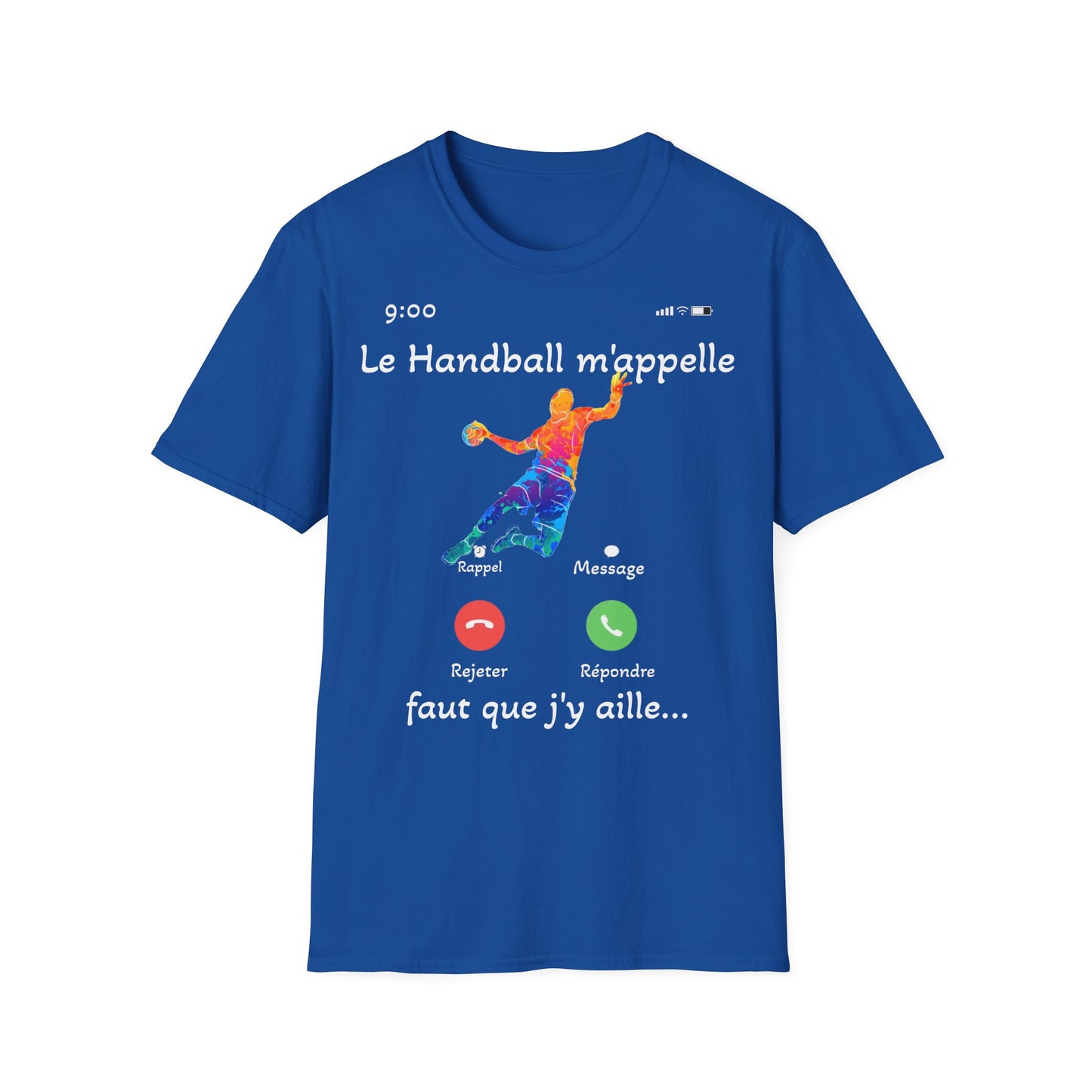 "handball is calling me" t-shirt