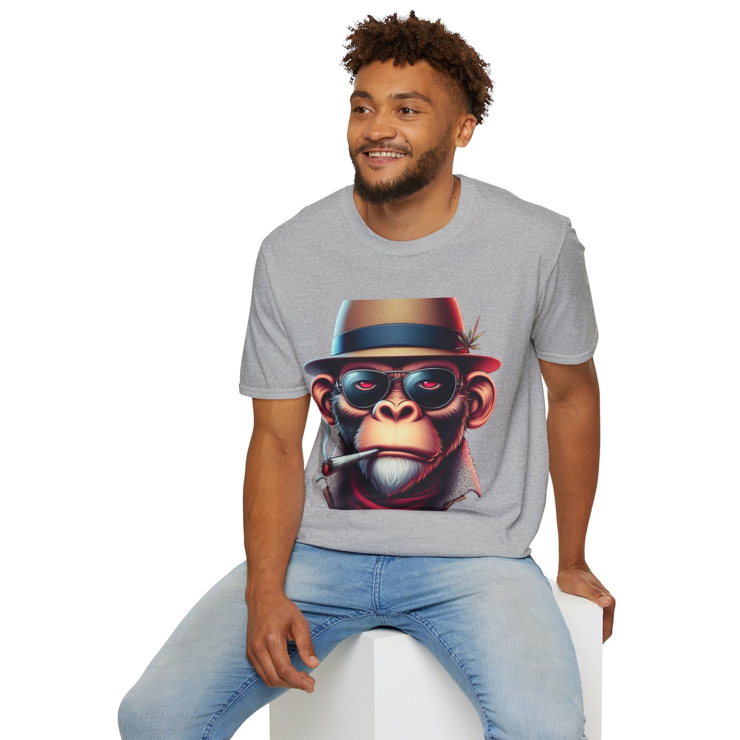 T-Shirt "singe qui fume"