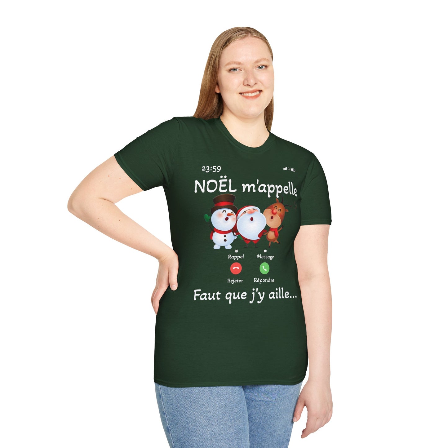 „Weihnachten ruft mich“-T-Shirt