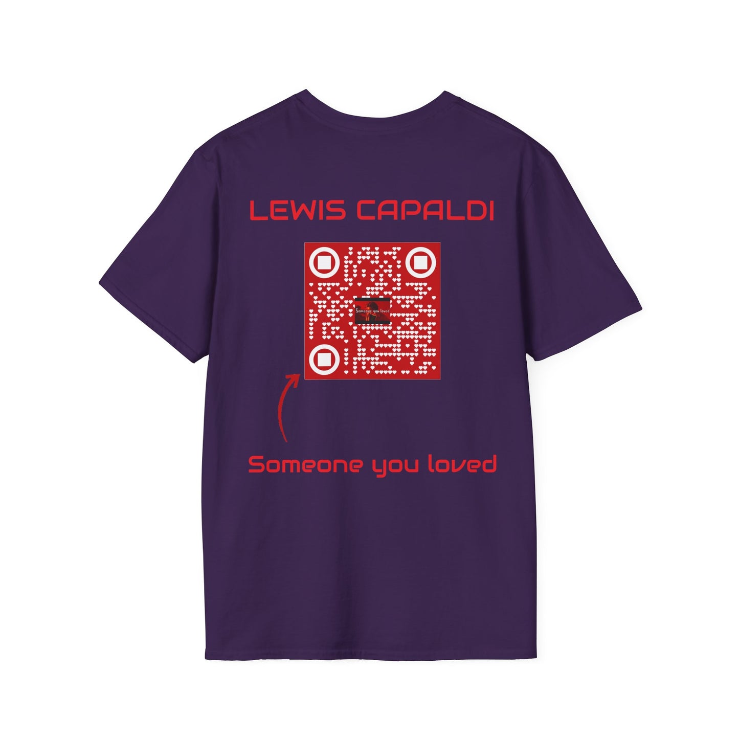 Musikalisches T-Shirt mit der Aufschrift „Jemand, den du geliebt hast“.