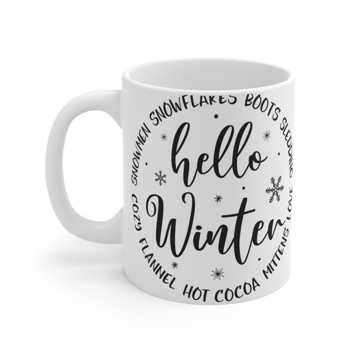 „Hallo Winter“-Tasse