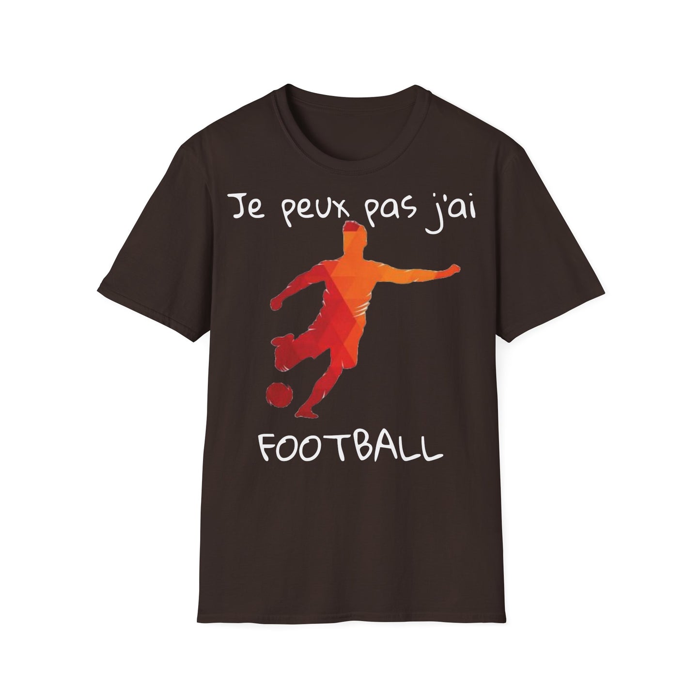 T-Shirt "je peux pas j'ai football"