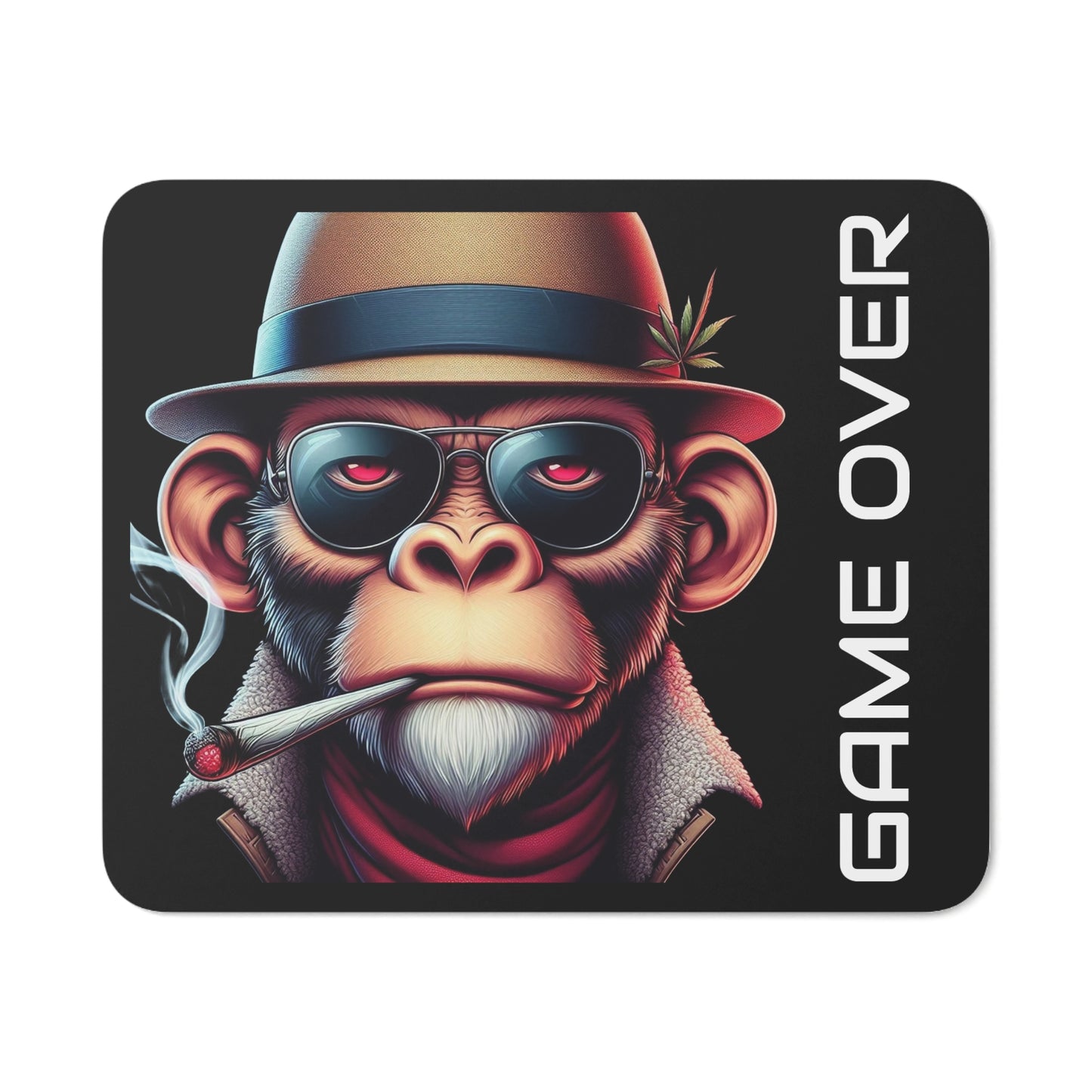 tapis de souris "game over singe"