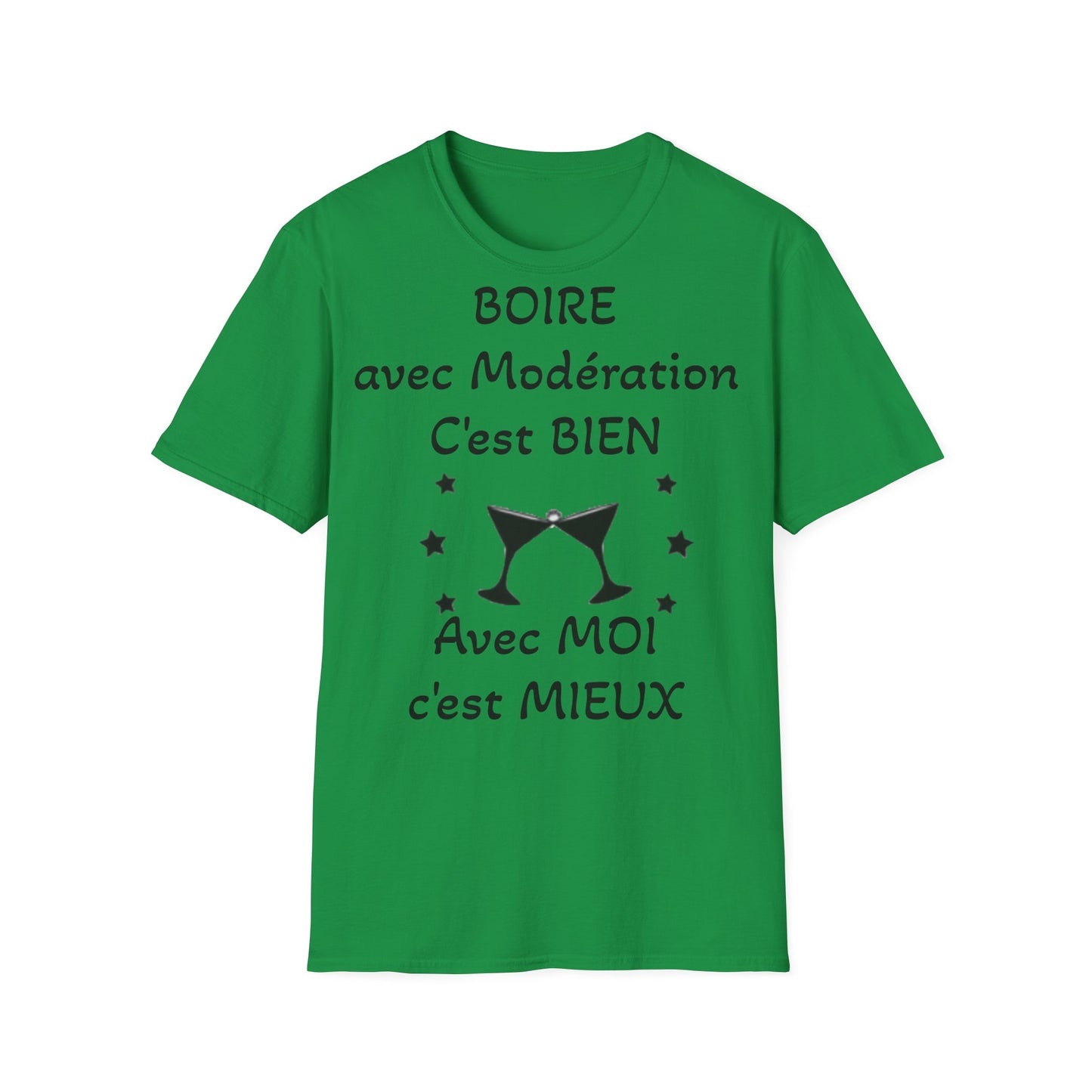 T-Shirt "boire avec modération"