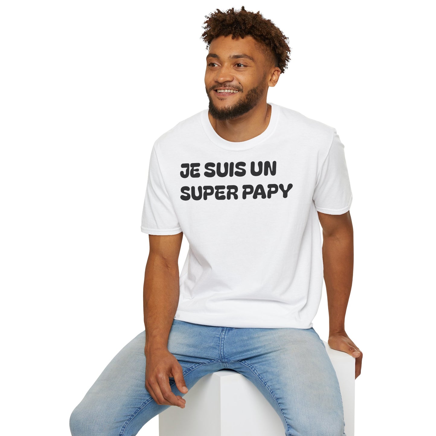 t-shirt personnaliser "je suis un super papy"