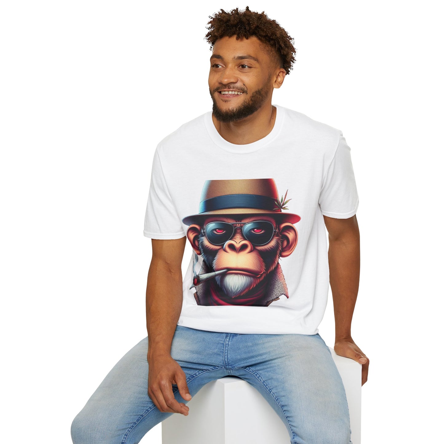 T-Shirt "singe qui fume"