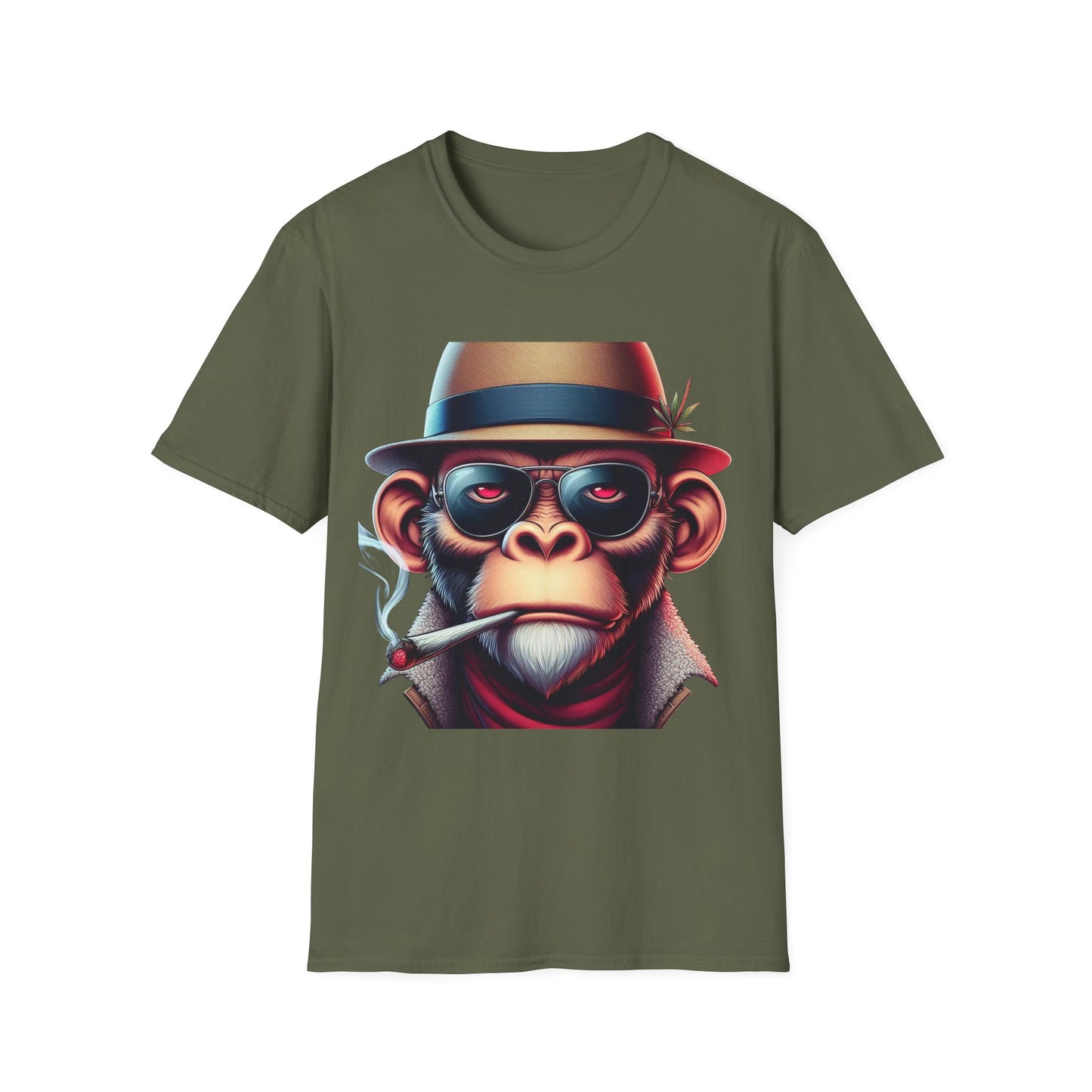 T-Shirt "singe qui fume"