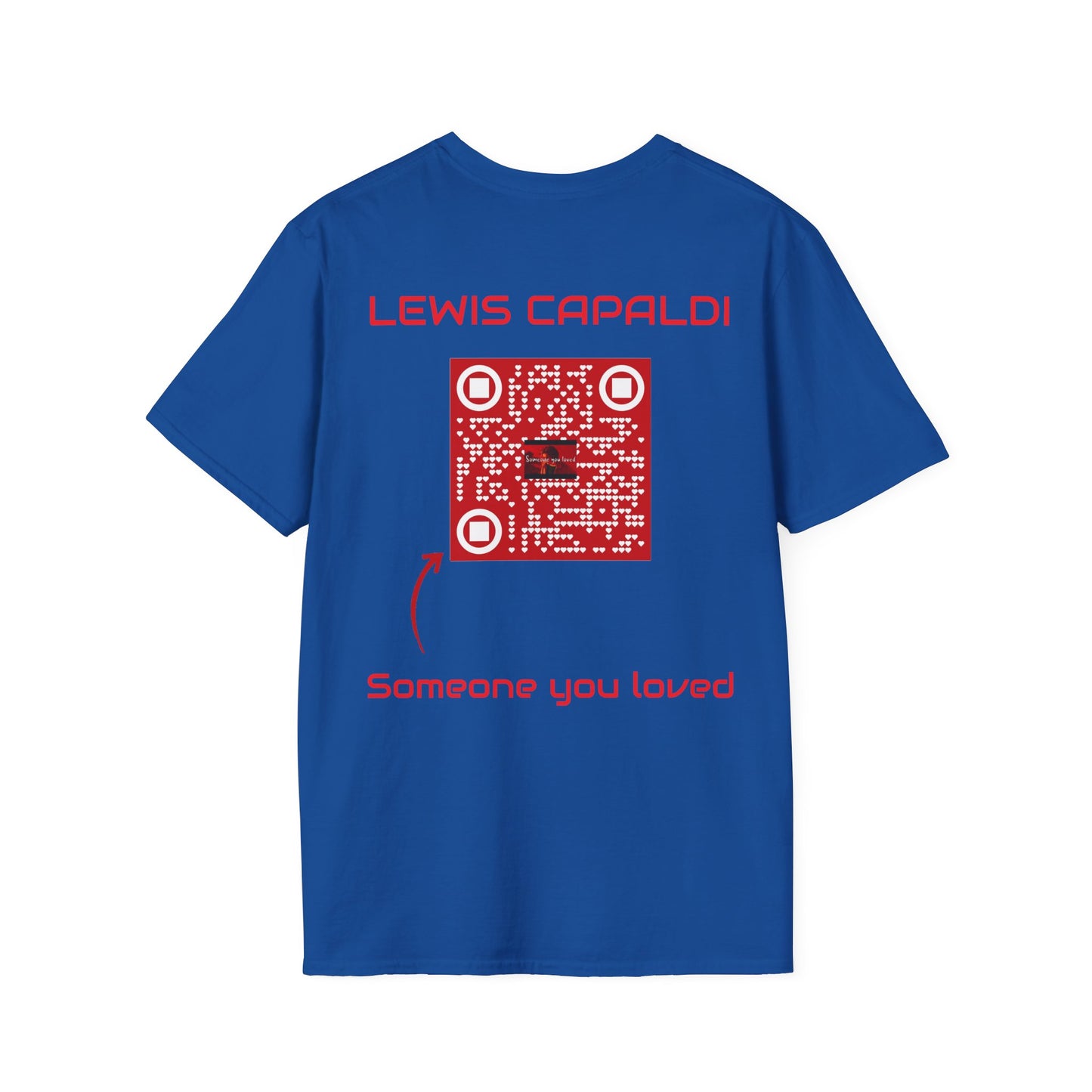 Musikalisches T-Shirt mit der Aufschrift „Jemand, den du geliebt hast“.
