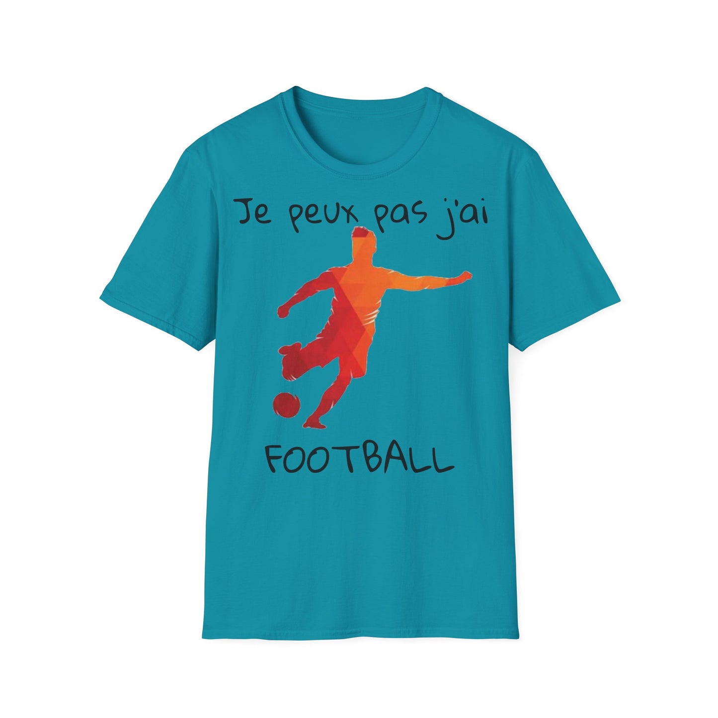 T-Shirt "je peux pas j'ai football"