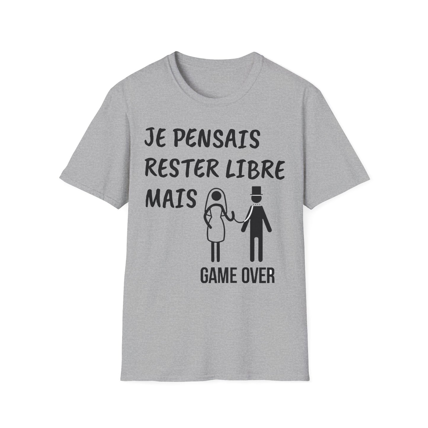 t-shirt "game over"