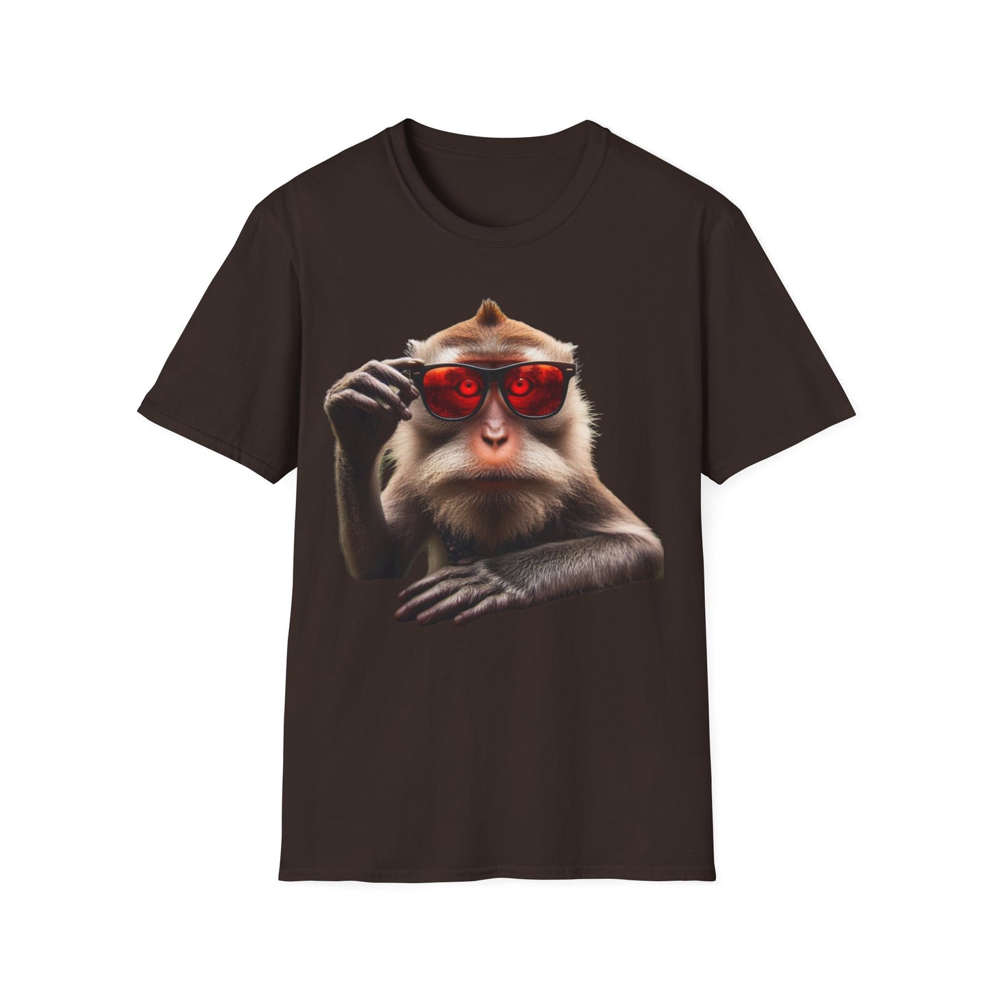 T-Shirt Affenbrille rote Augen