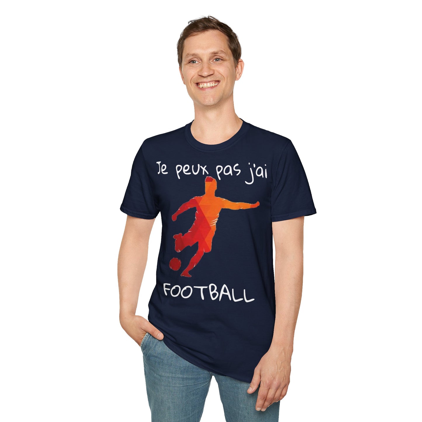T-Shirt "je peux pas j'ai football"
