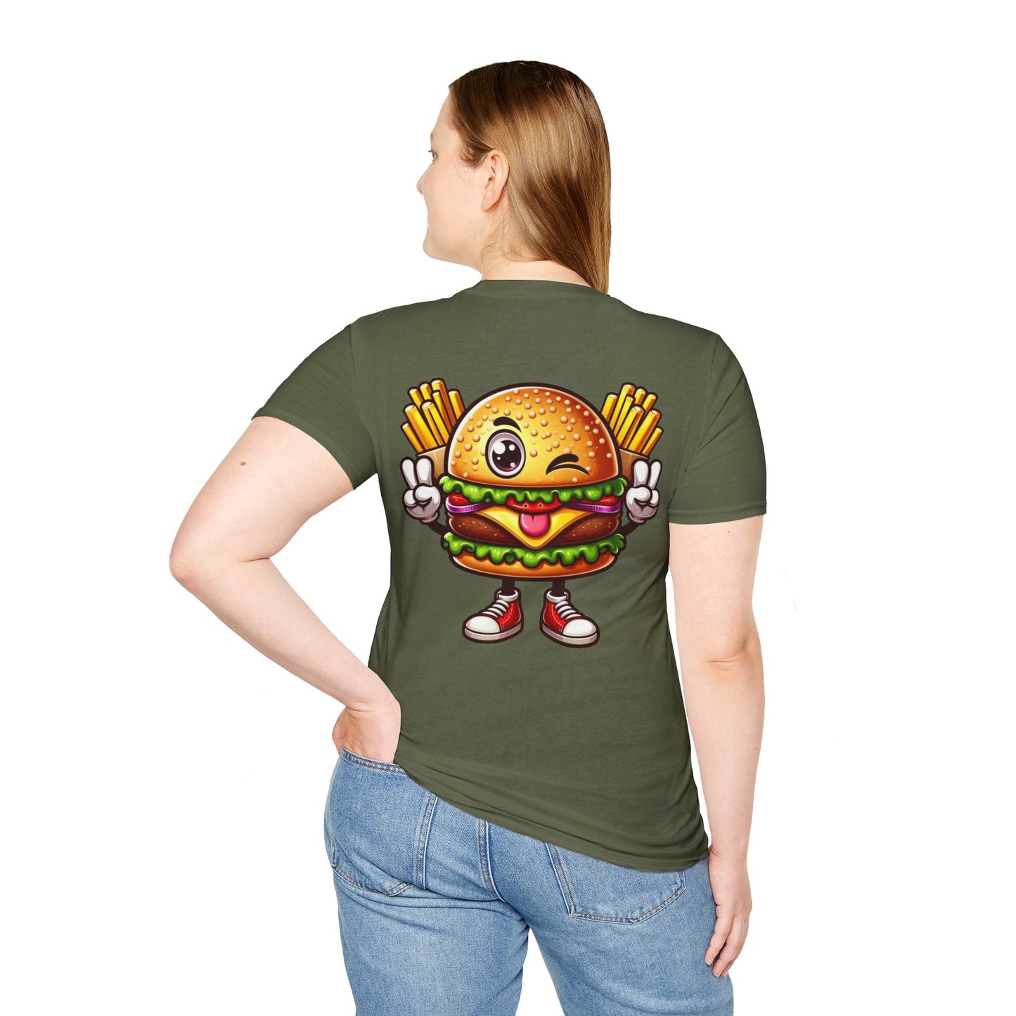 t-shirt hamburger