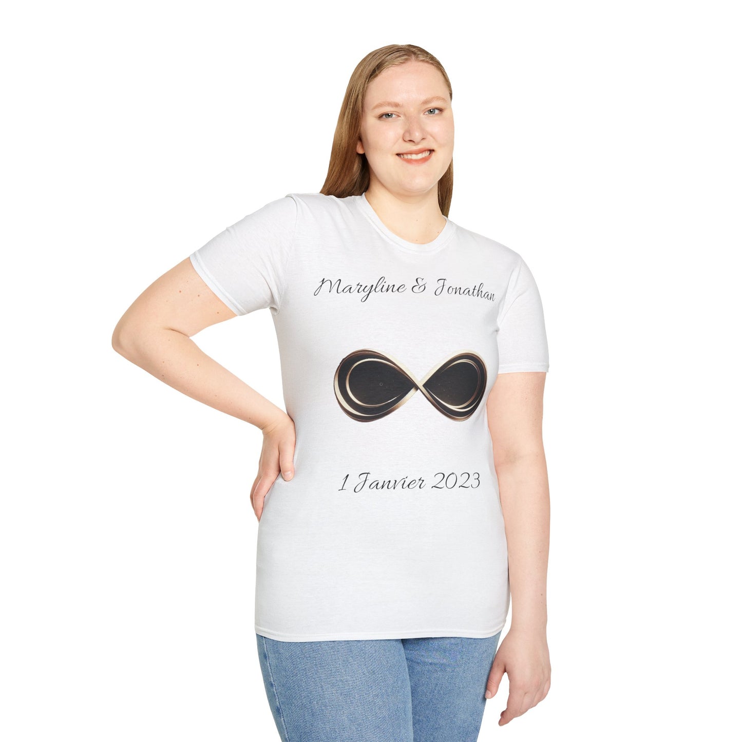 Beispiel für ein Paar-T-Shirt