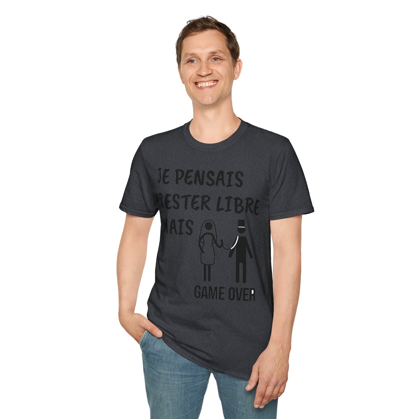 t-shirt "game over"