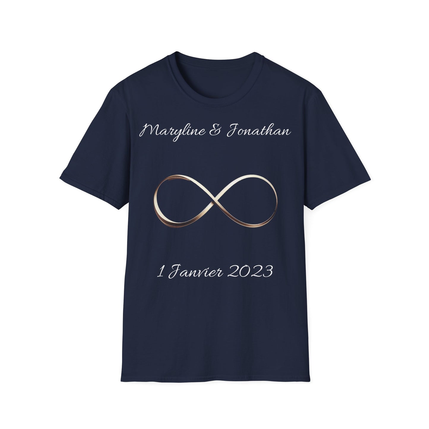 Beispiel für ein Paar-T-Shirt