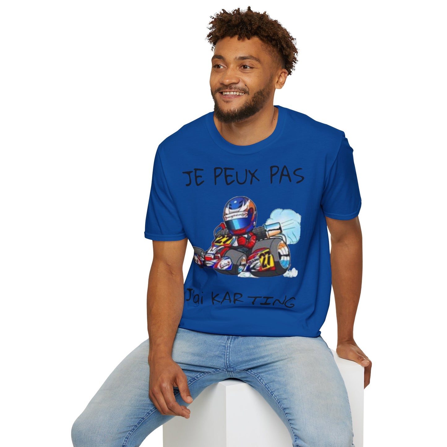 T-Shirt "je peux pas j'ai karting"