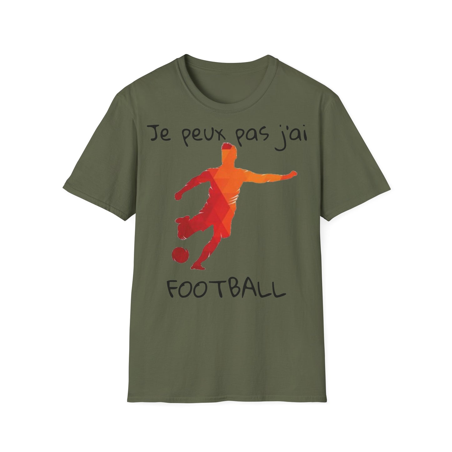 T-Shirt "je peux pas j'ai football"