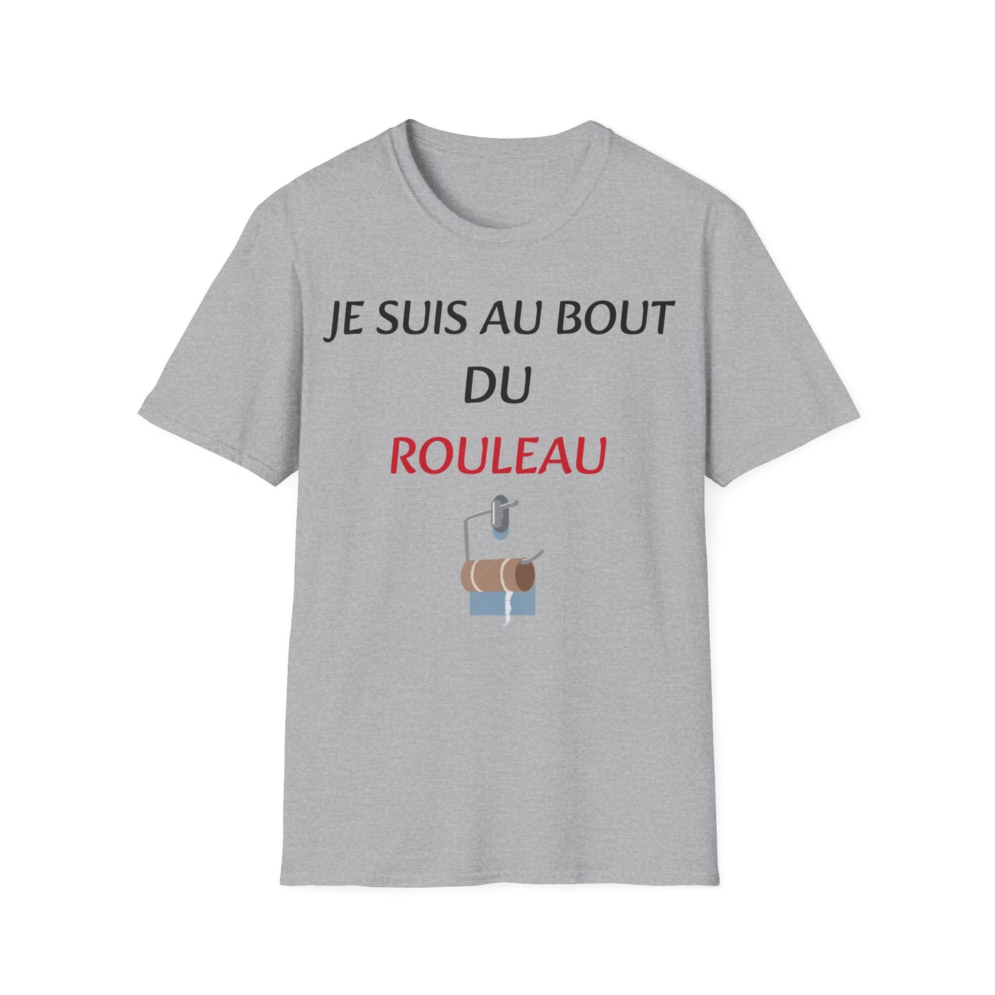 t-shirt "je suis au bout du rouleau"