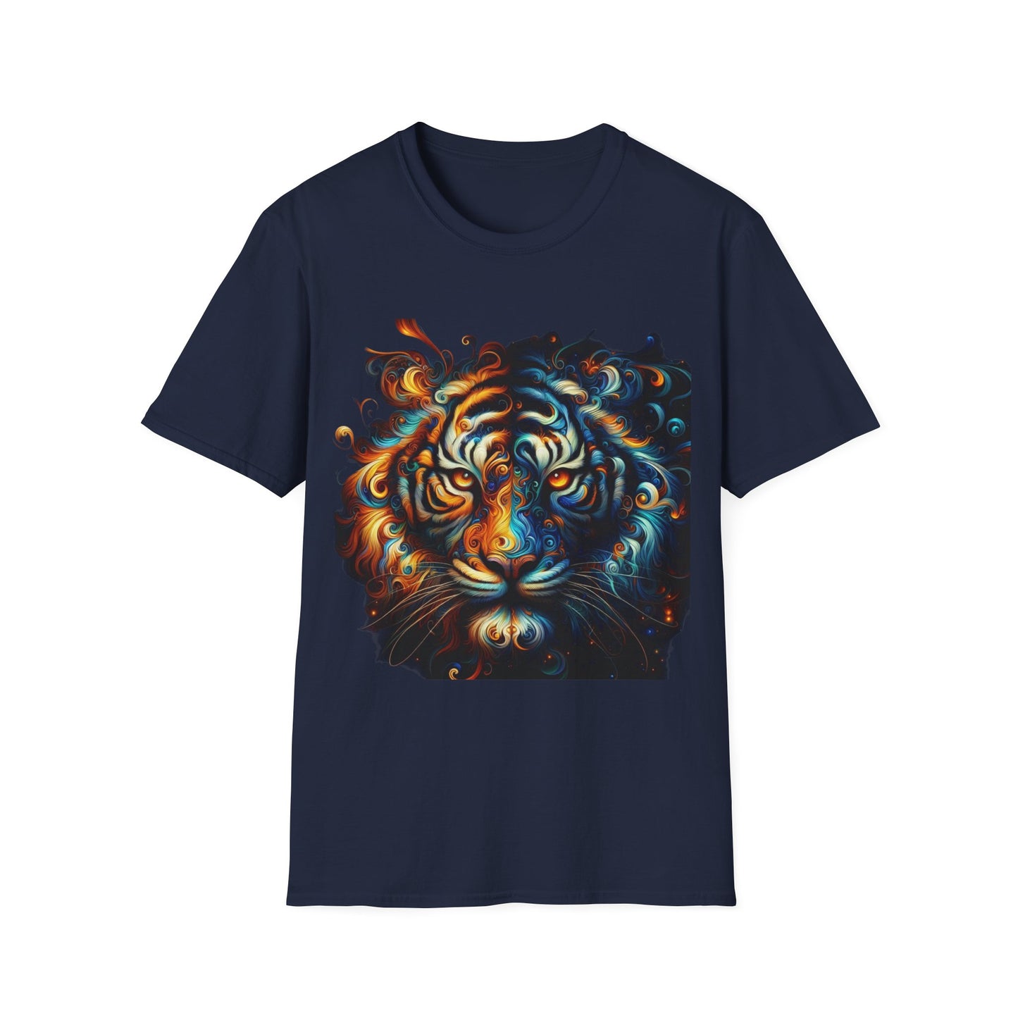 T-shirt tigre artistique