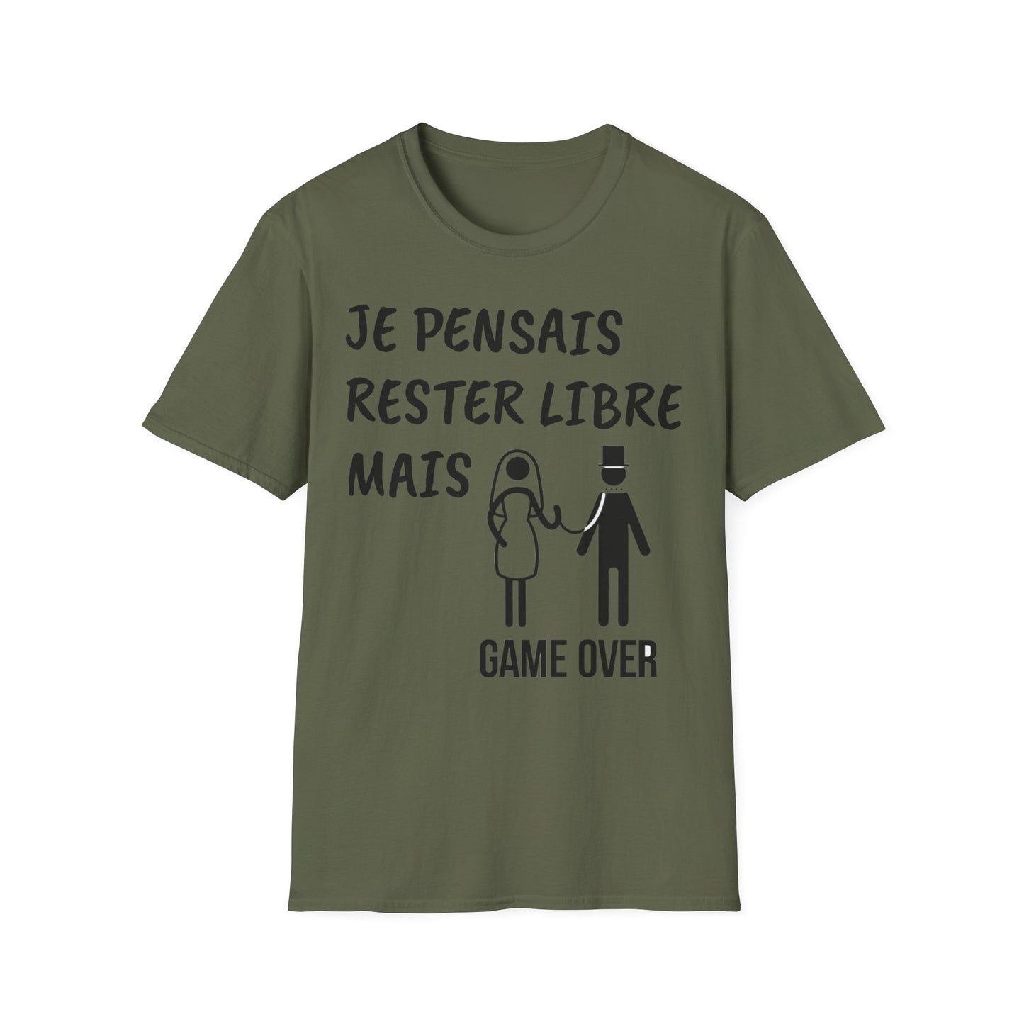 t-shirt "game over"