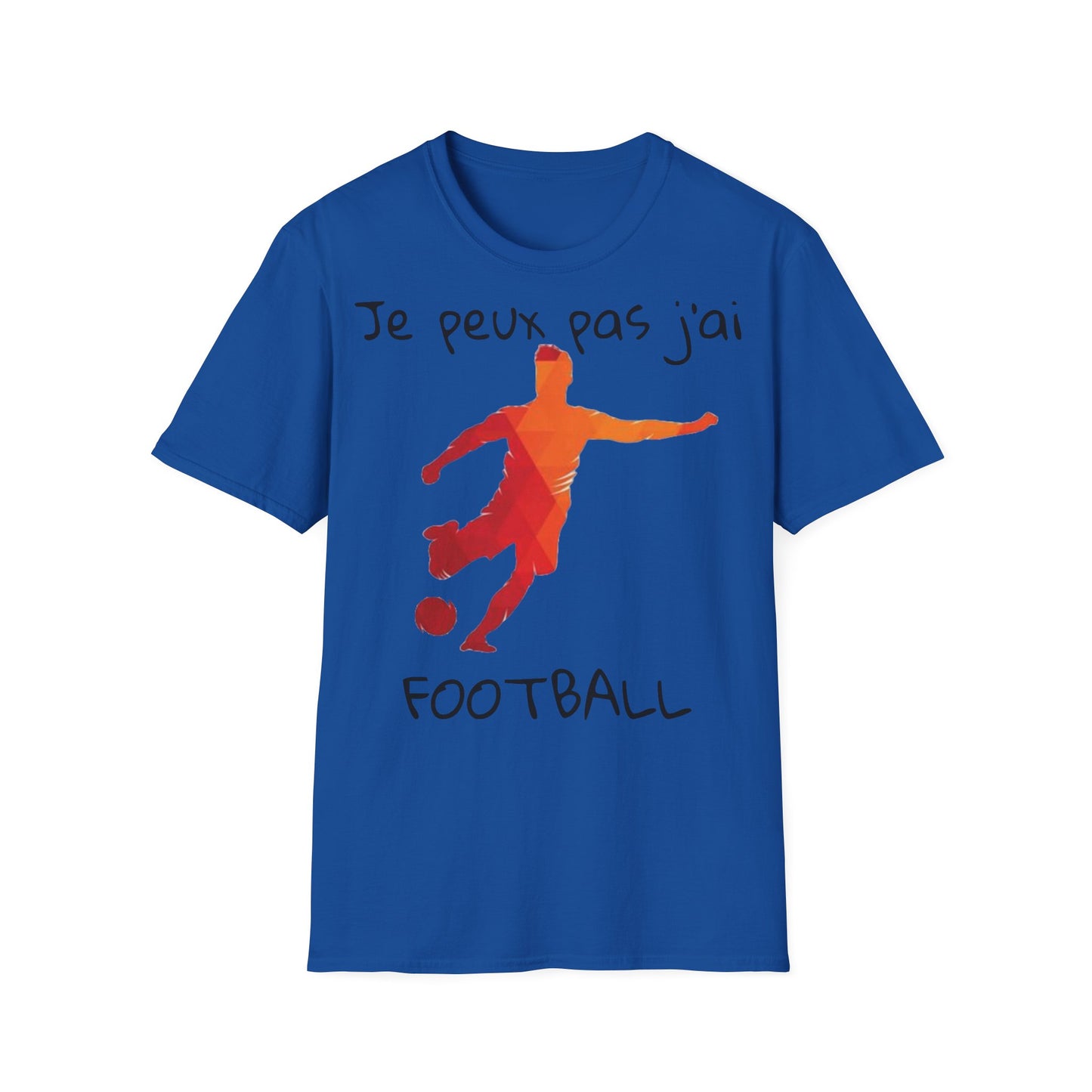 T-Shirt "je peux pas j'ai football"