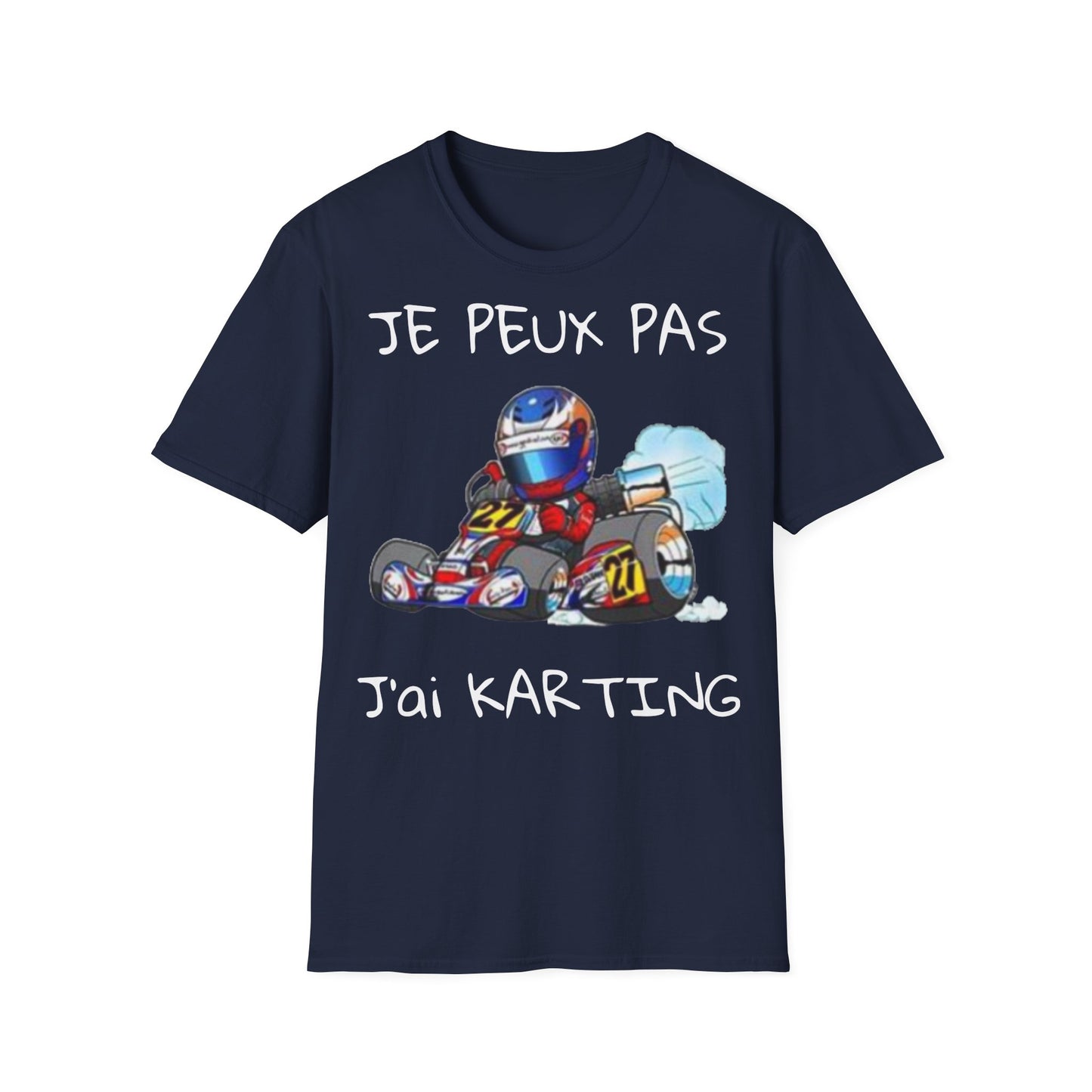 T-Shirt "je peux pas j'ai karting"