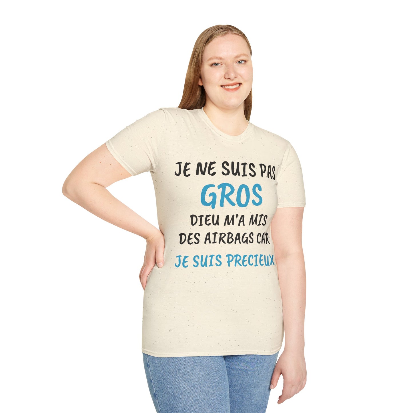 "I'm not fat, God gave me airbags" T-shirt