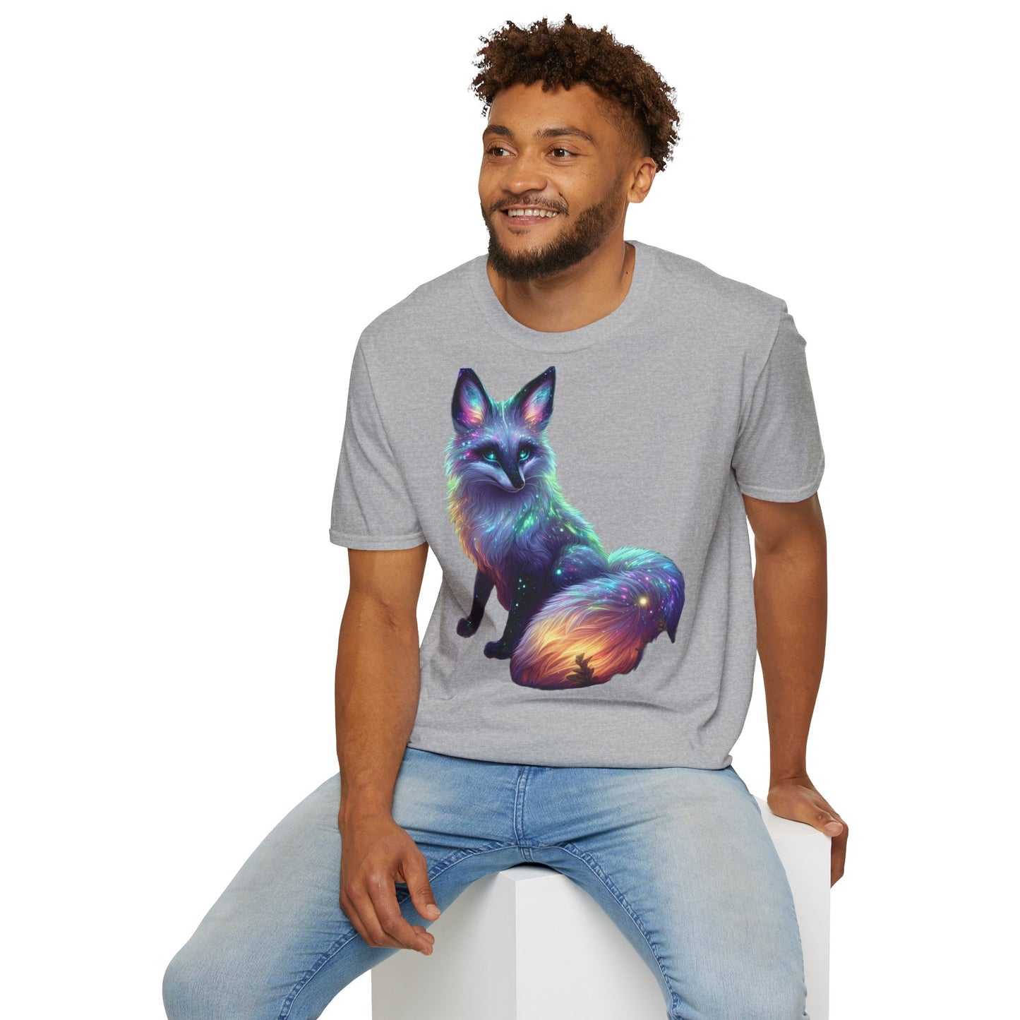 t-shirt renard dos