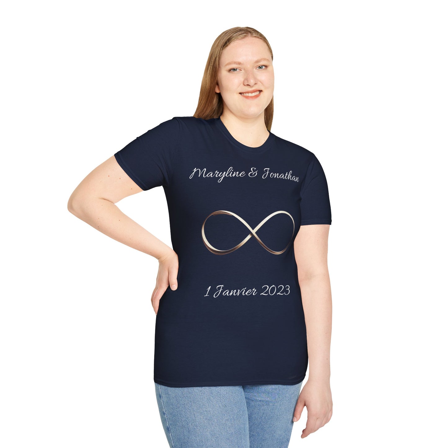 Beispiel für ein Paar-T-Shirt