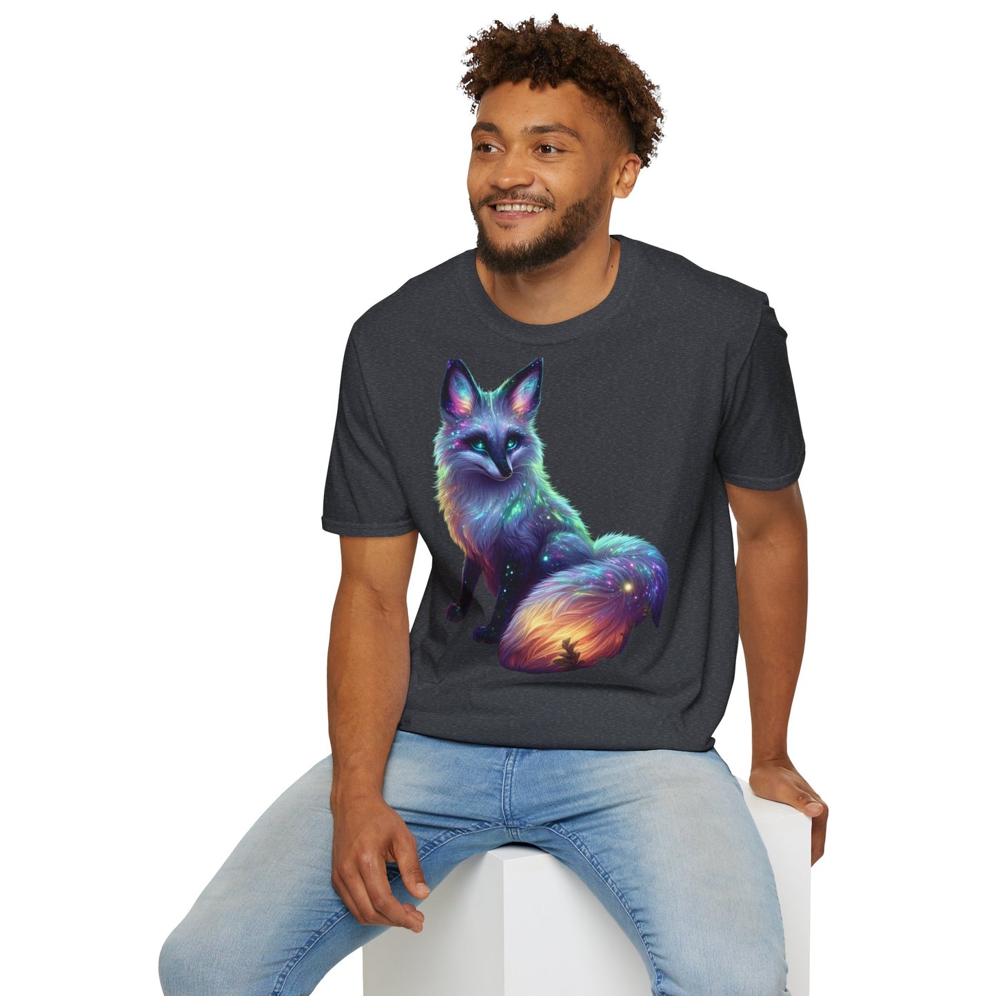 t-shirt renard dos