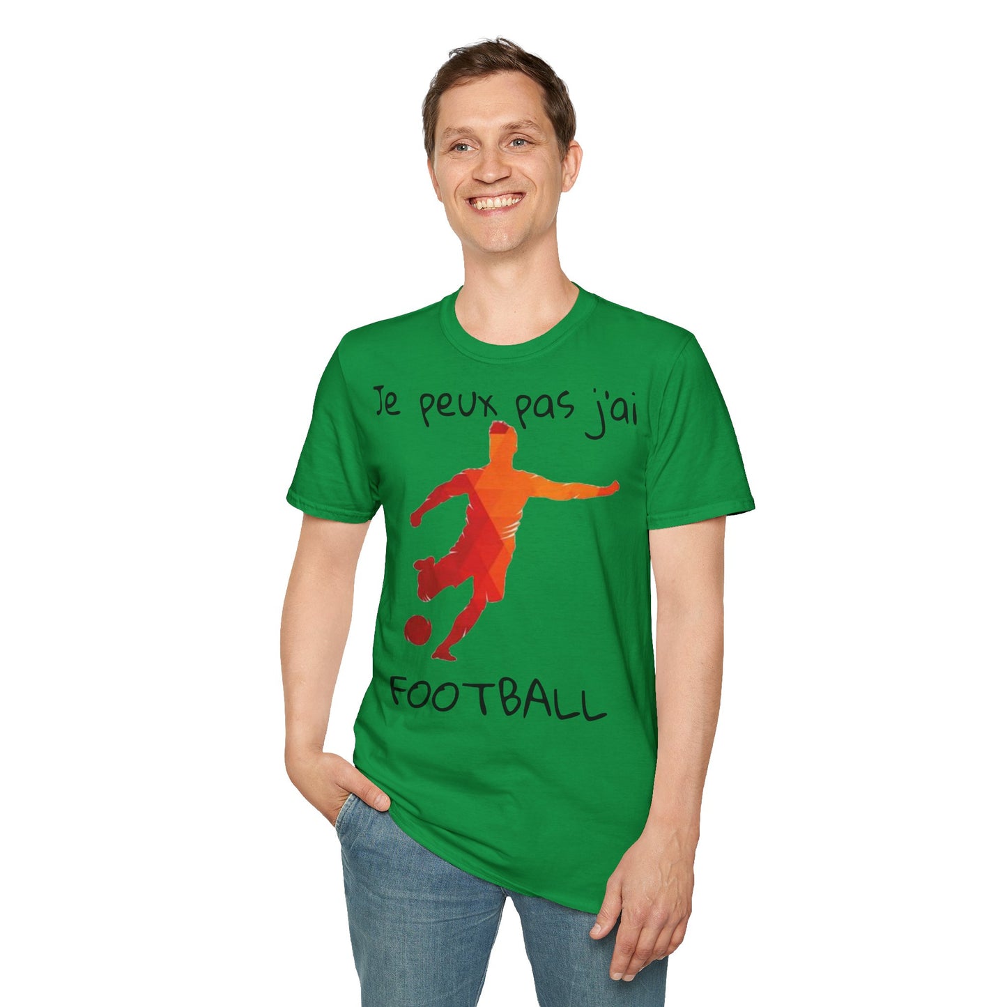 T-Shirt "je peux pas j'ai football"