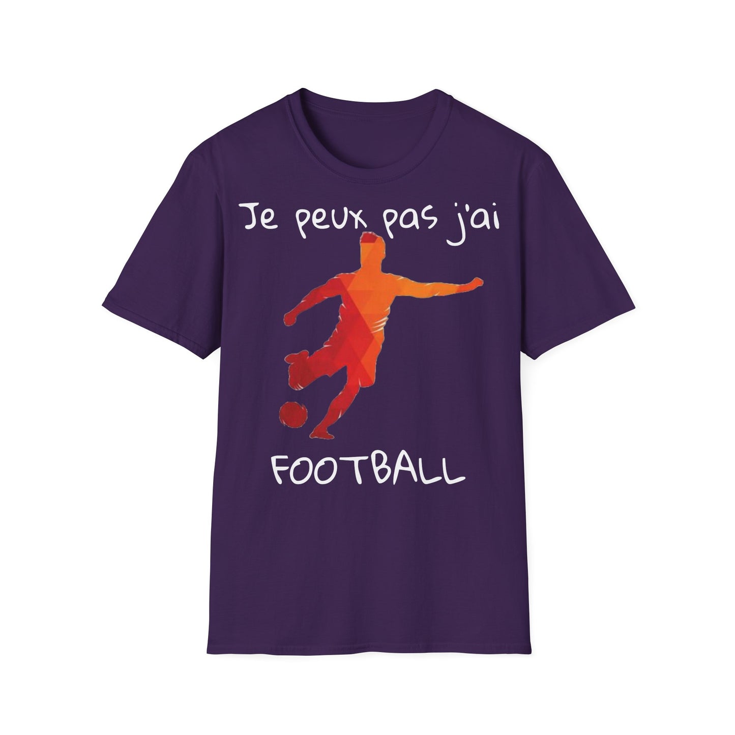 T-Shirt "je peux pas j'ai football"