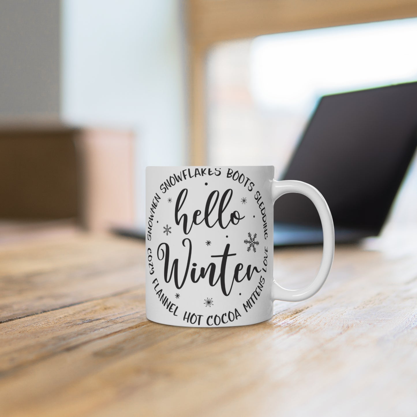 „Hallo Winter“-Tasse