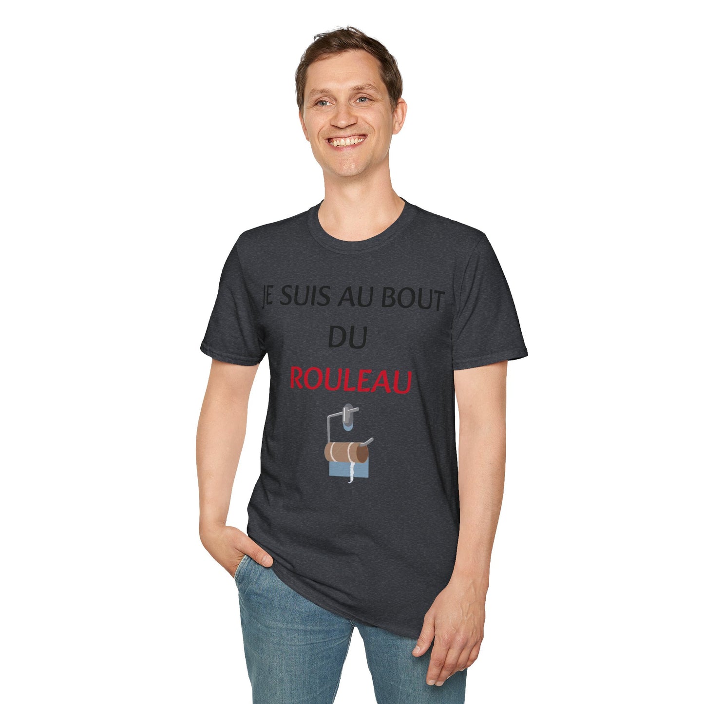 t-shirt "je suis au bout du rouleau"