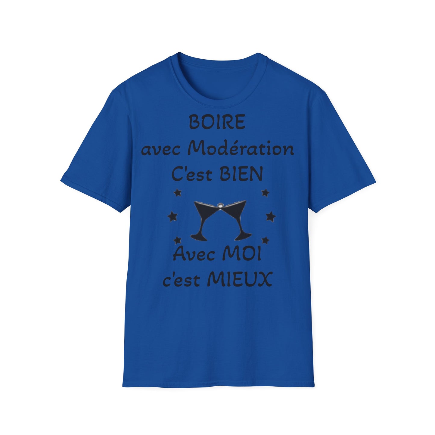 T-Shirt "boire avec modération"