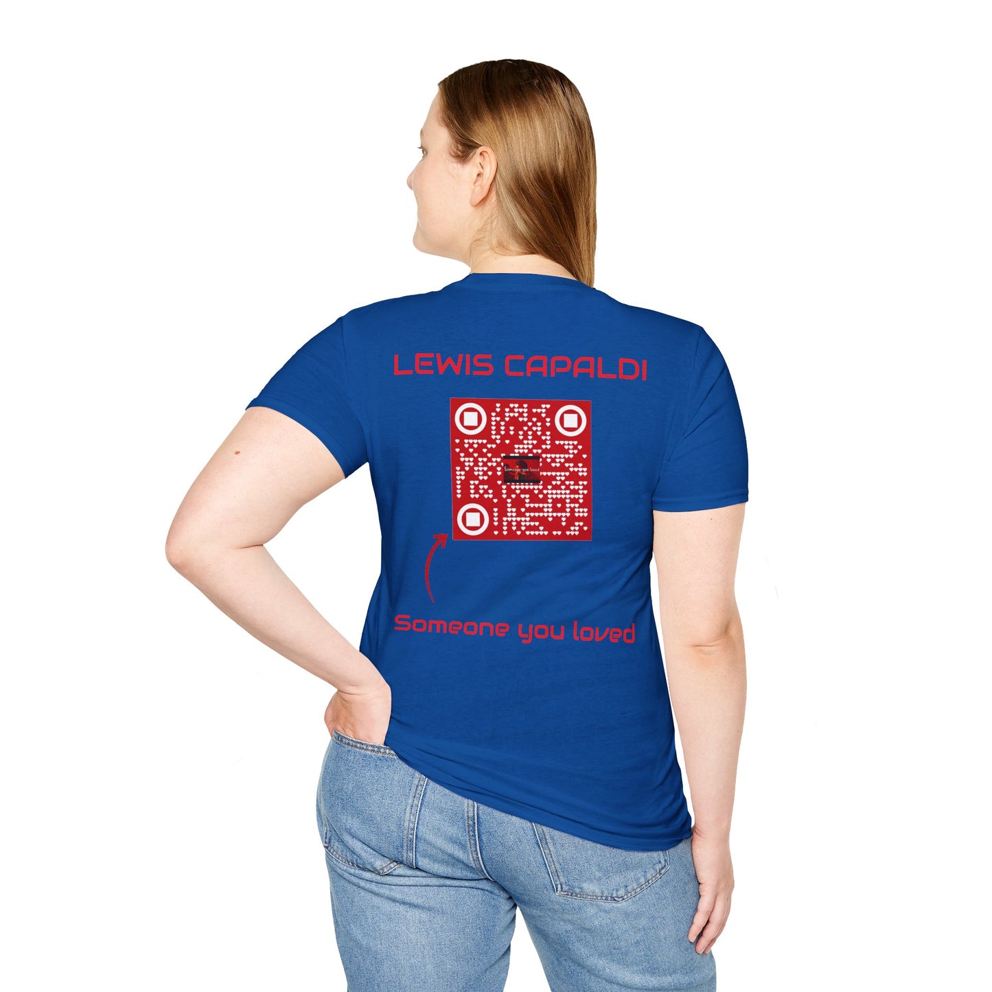 Musikalisches T-Shirt mit der Aufschrift „Jemand, den du geliebt hast“.