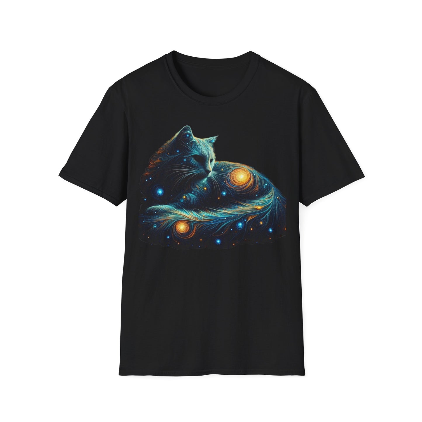 T-shirt chat galaxie