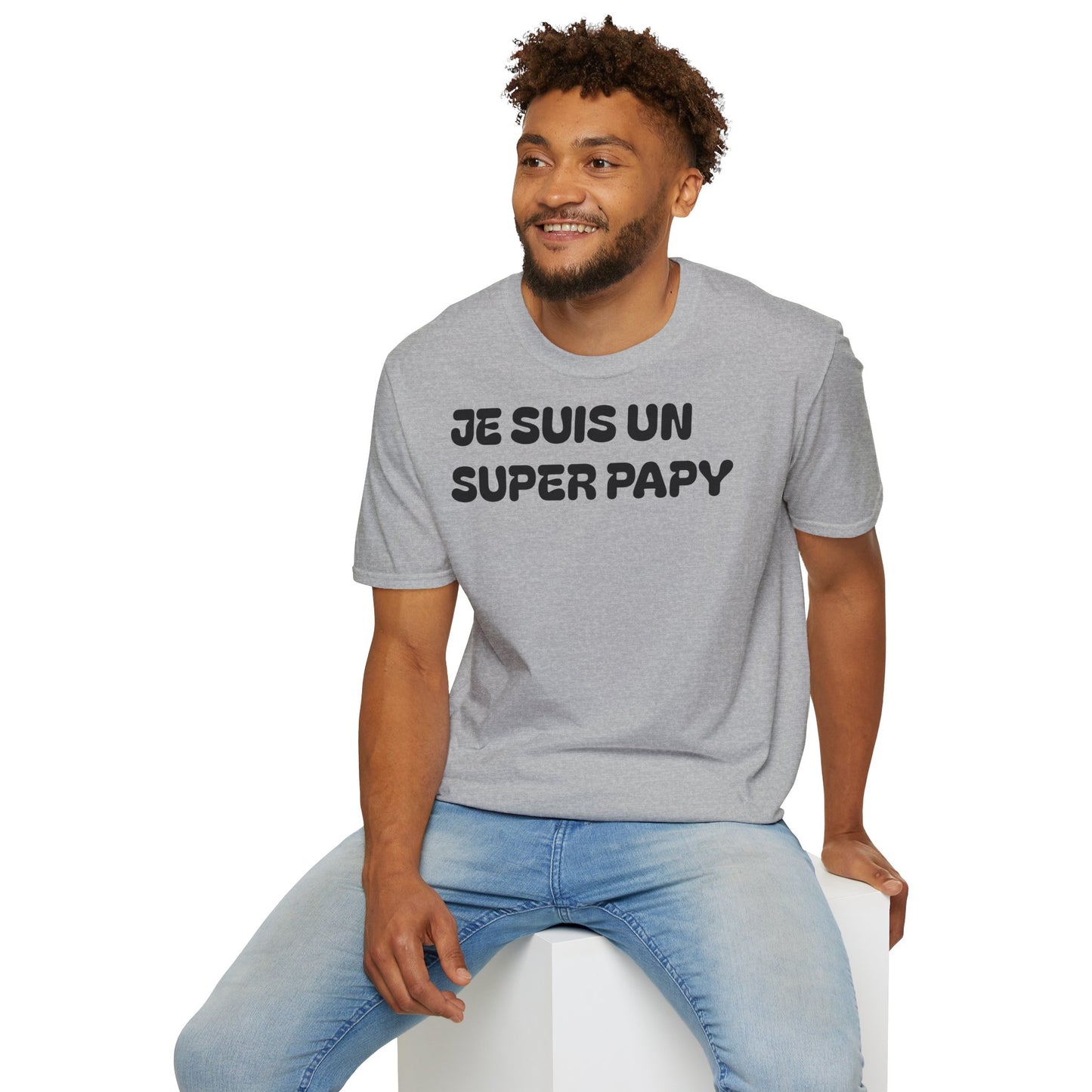 t-shirt personnaliser "je suis un super papy"