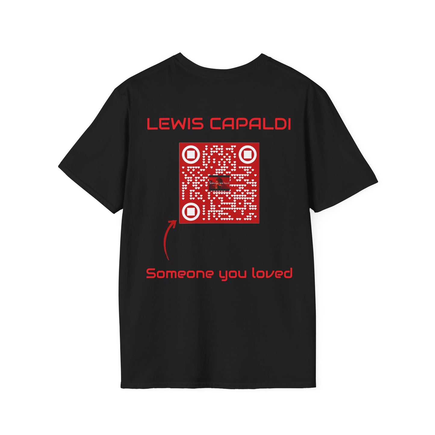 Musikalisches T-Shirt mit der Aufschrift „Jemand, den du geliebt hast“.