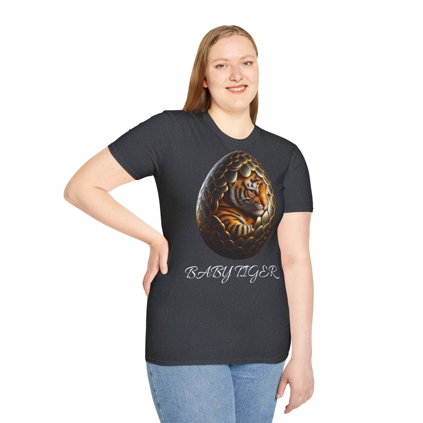 "baby tiger egg" t-shirt