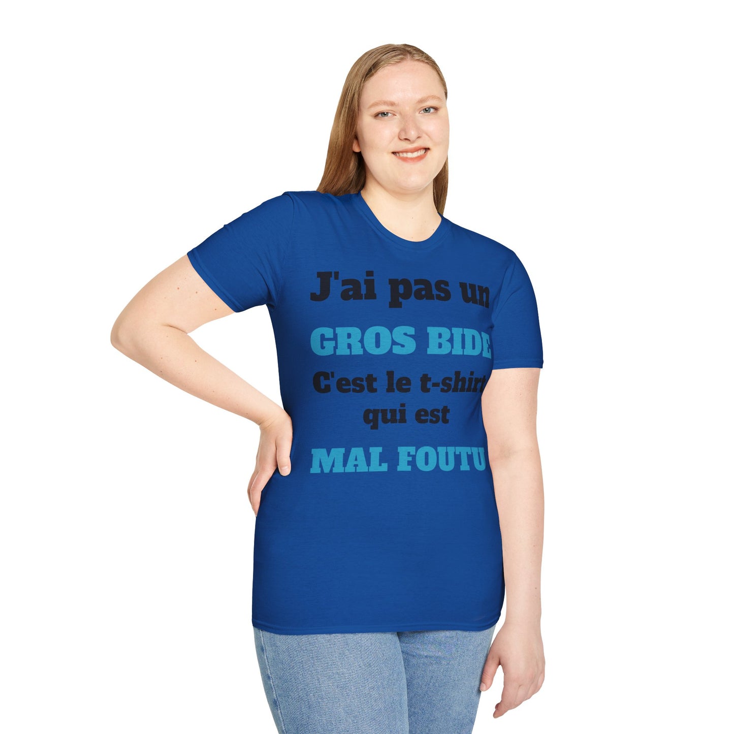 t-shirt "j'ai pas un gros bide"