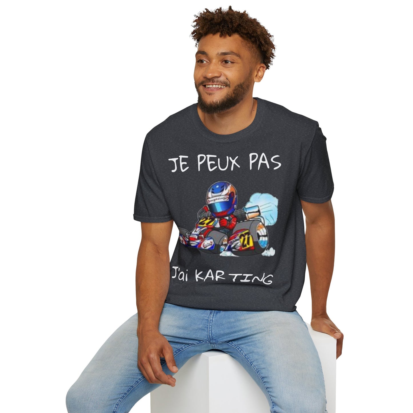 T-Shirt "je peux pas j'ai karting"